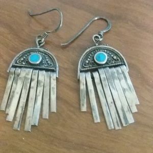 Sterling Silver Turquoise Earrings